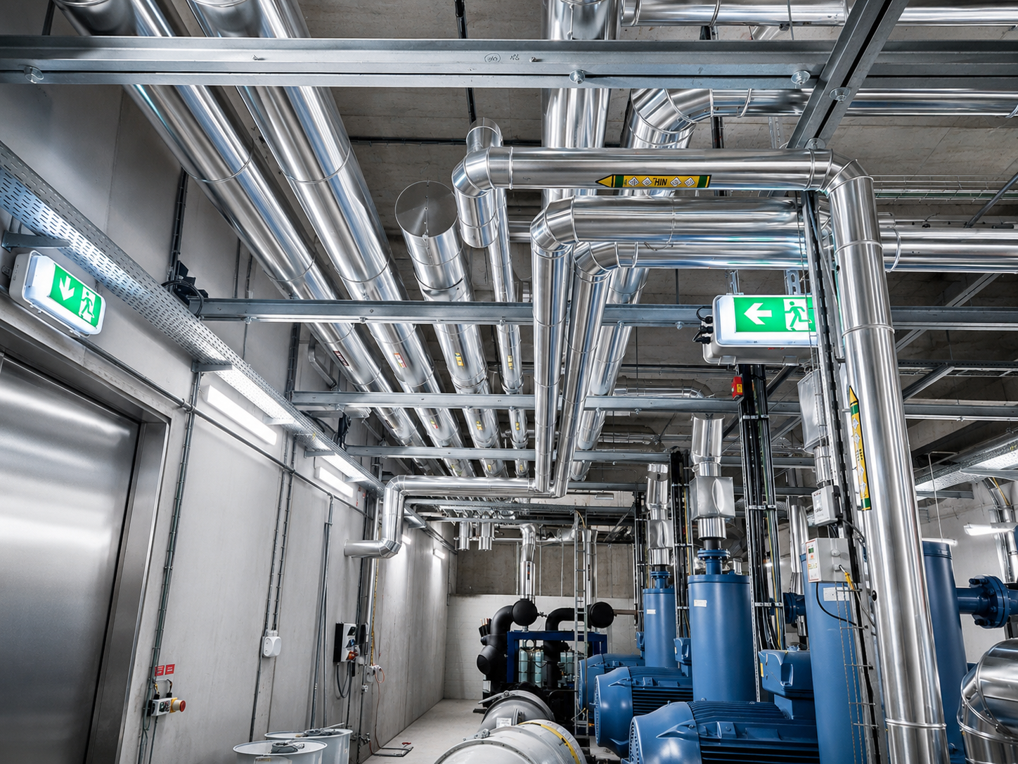 IVS delivered insulation technology and fire protection for Sweet Tec in Boizenburg – including the refrigeration plant, heat recovery and fire penetration seals